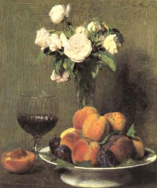Henri Fantin-Latour Still Life with Roses and Wine  6 China oil painting art